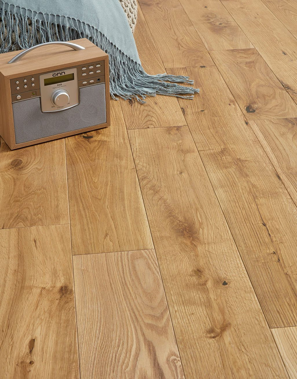 Natural Meadow Oak Brushed & Oiled Solid Wood Flooring