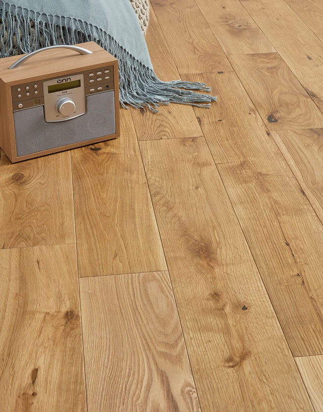 Natural Meadow Oak Brushed & Oiled Solid Wood Flooring