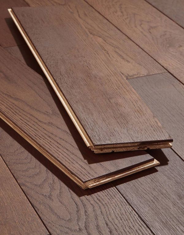 chocolate oak 125mm oiled solid wood flooring
