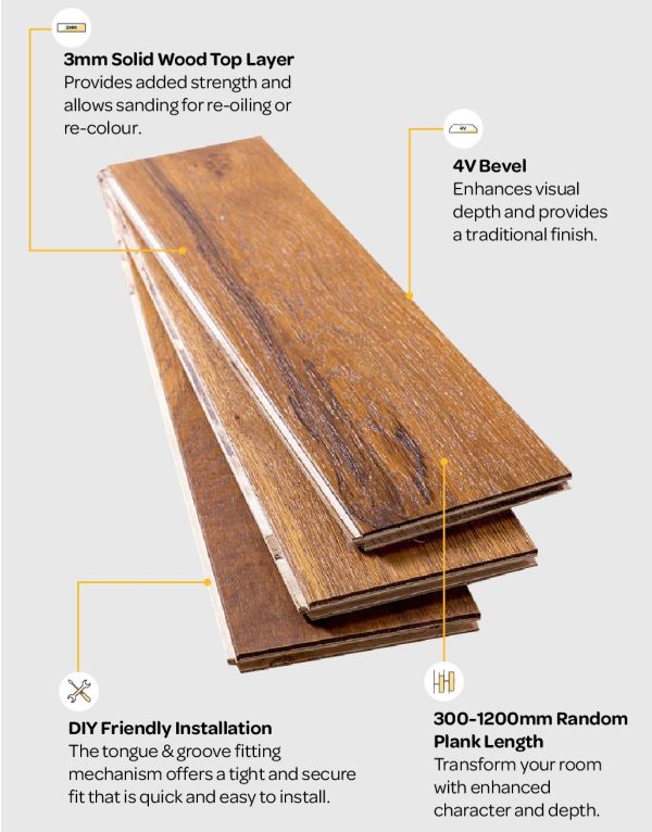 loft summer oak brushed oiled engineered wood flooring