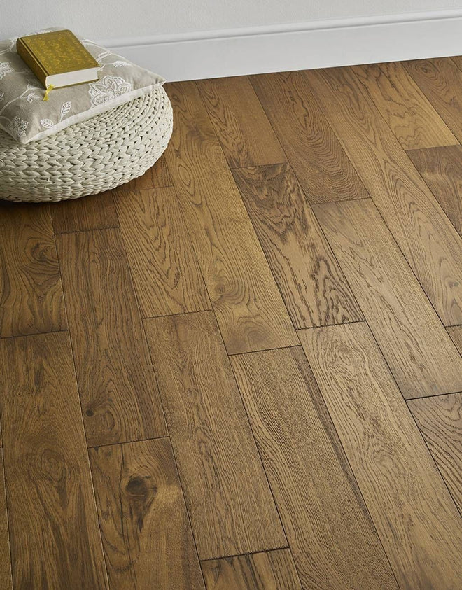 Loft Deep Golden Oak Brushed & Oiled Engineered Wood Flooring