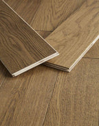 loft deep golden oak brushed oiled engineered wood flooring
