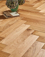 trade select natural oiled herringbone parquet oak solid wood flooring