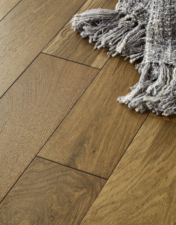 loft golden smoked oak brushed lacquered engineered wood flooring