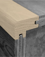 ws1 solid oak flush fit nosing