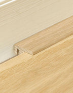 WS1 Solid Oak Unfinished End Transition Profile